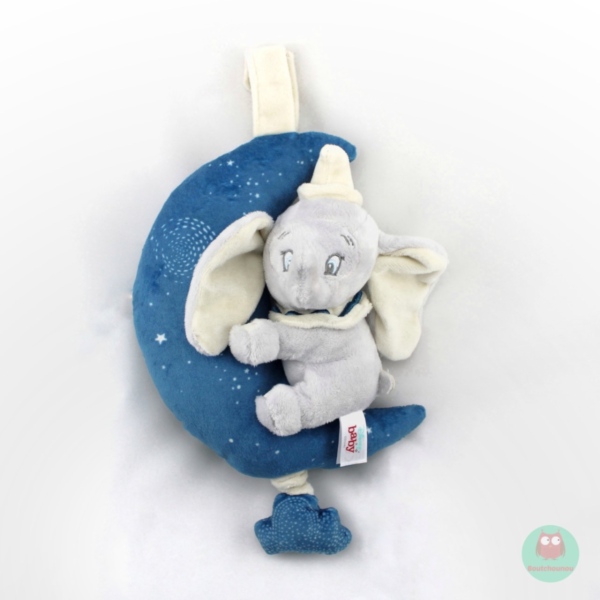 DOUDOU MUSICAL ELEPHANT DUMBO LUNE ETOILE DISNEY BABY