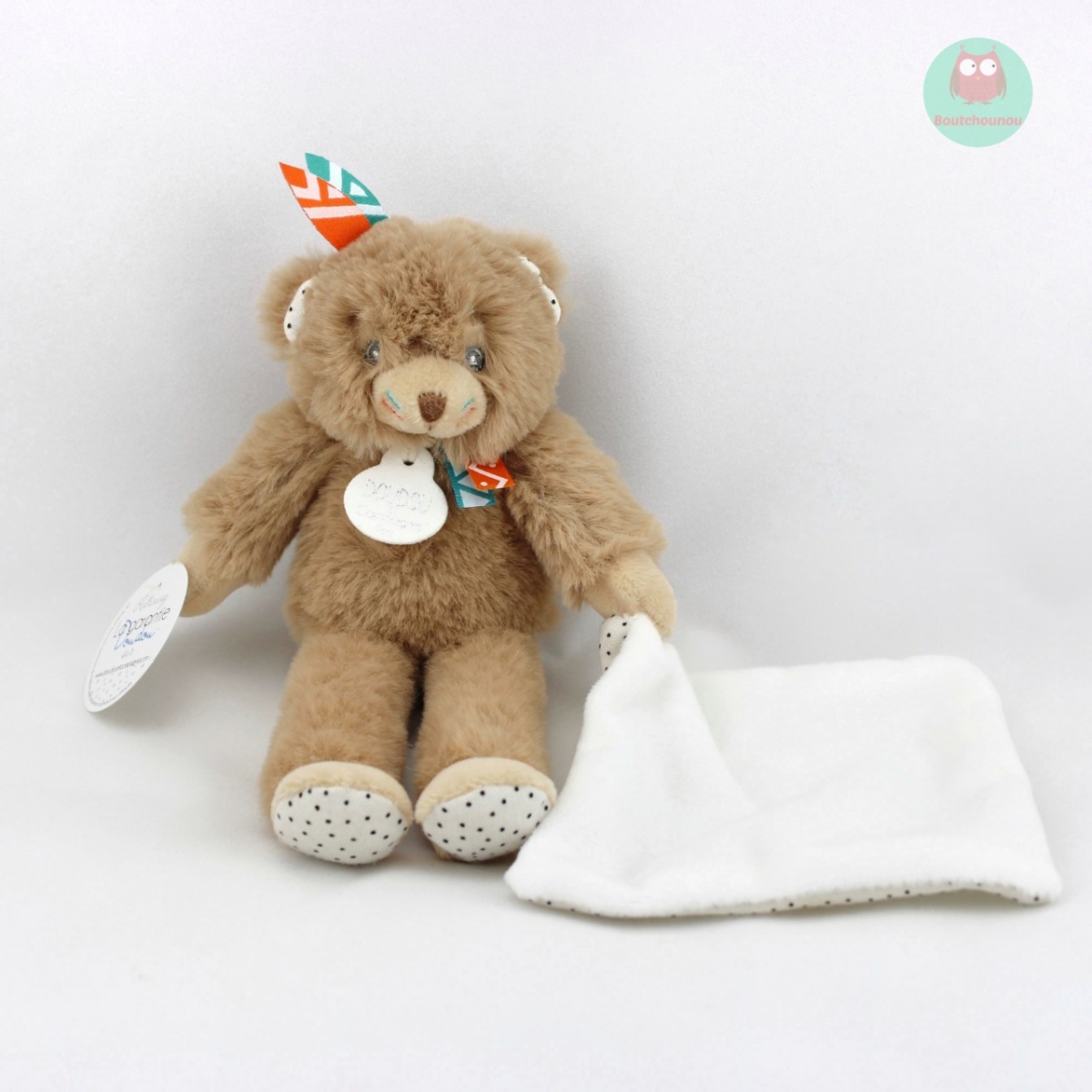 Peluche Renard avec Doudou Tiwipi - Doudou et compagnie