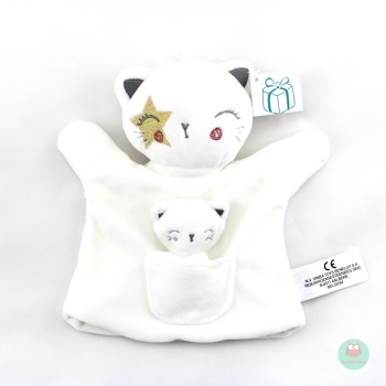 doudou_marionnette_chat_etoile_a_loeil_avec_son_petit_simba_toys