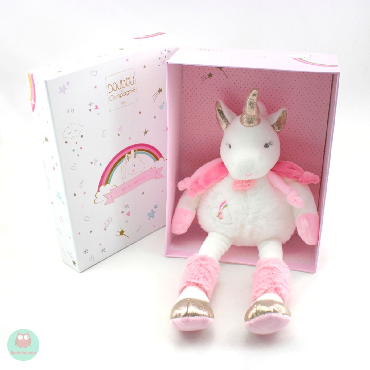 Doudou Licorne Bonheur de bébé - Kramer Paardensport