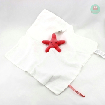 doudou_plat_lange_etoile_de_mer_rouge_dpam