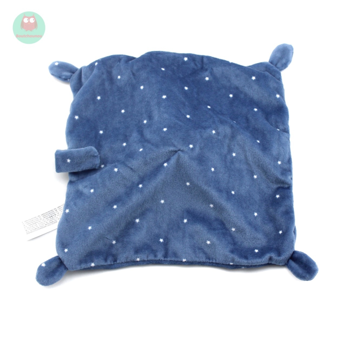 doudou_plat_lapin_bleu_et_gris_avec_etoiles_simba_toys