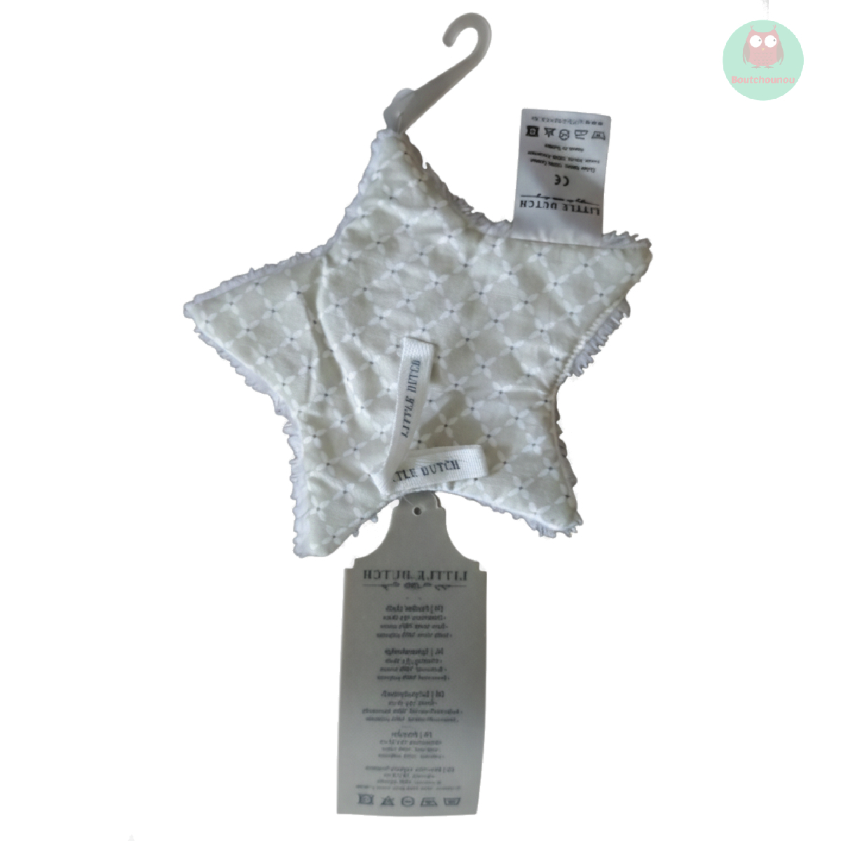 doudou_plat_petite_etoile,_blanc,_gris_beige,_little_dutch