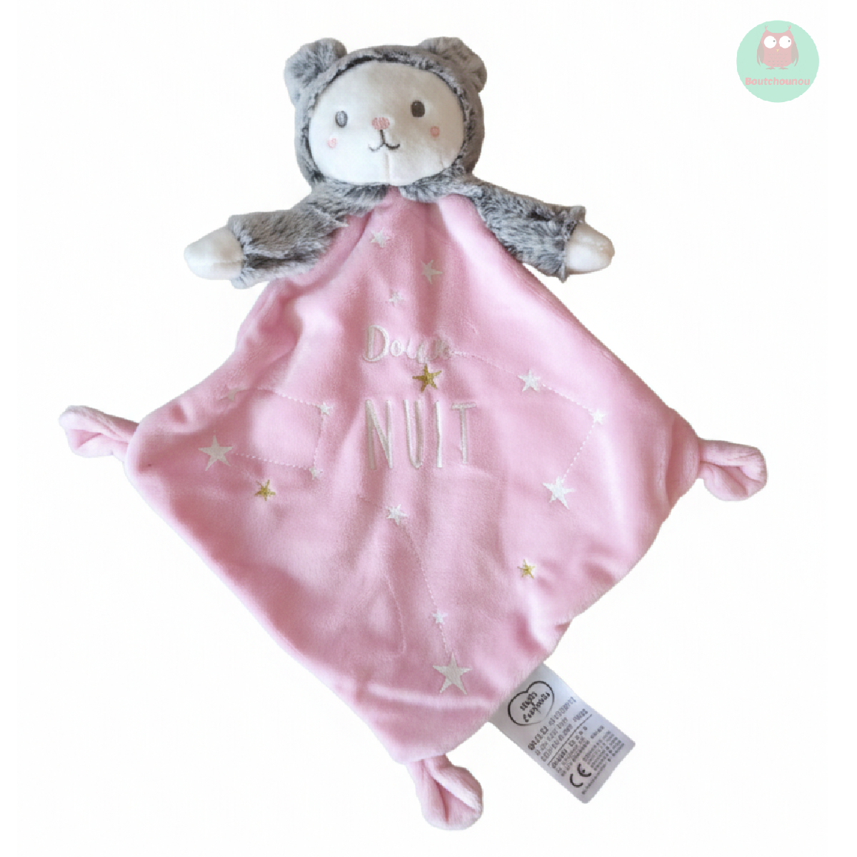 doudou_ours_deguise_en_lapin_gris_chine,_rose,_blanc,_luminescent,_mots_denfants
