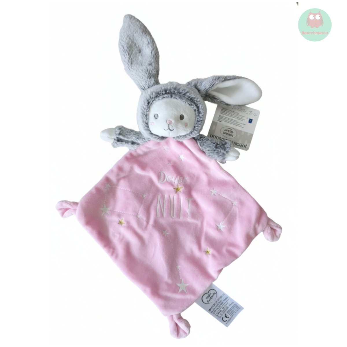 doudou_ours_deguise_en_lapin_gris_chine,_rose,_blanc,_luminescent,_mots_denfants