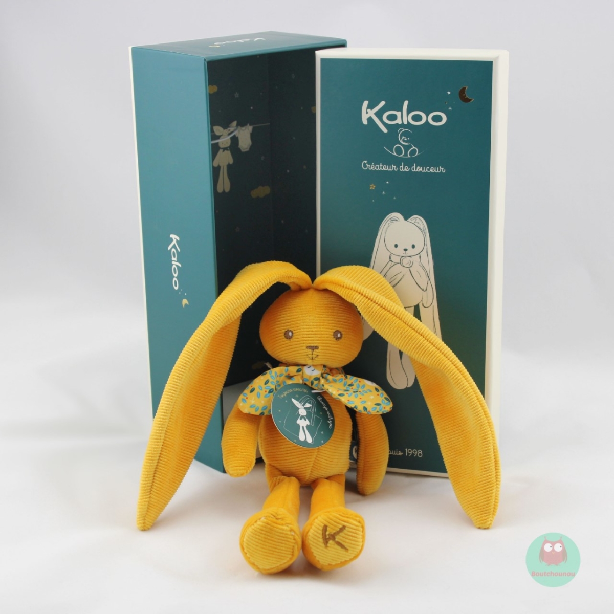 Mini doudou lapin orange KALOO