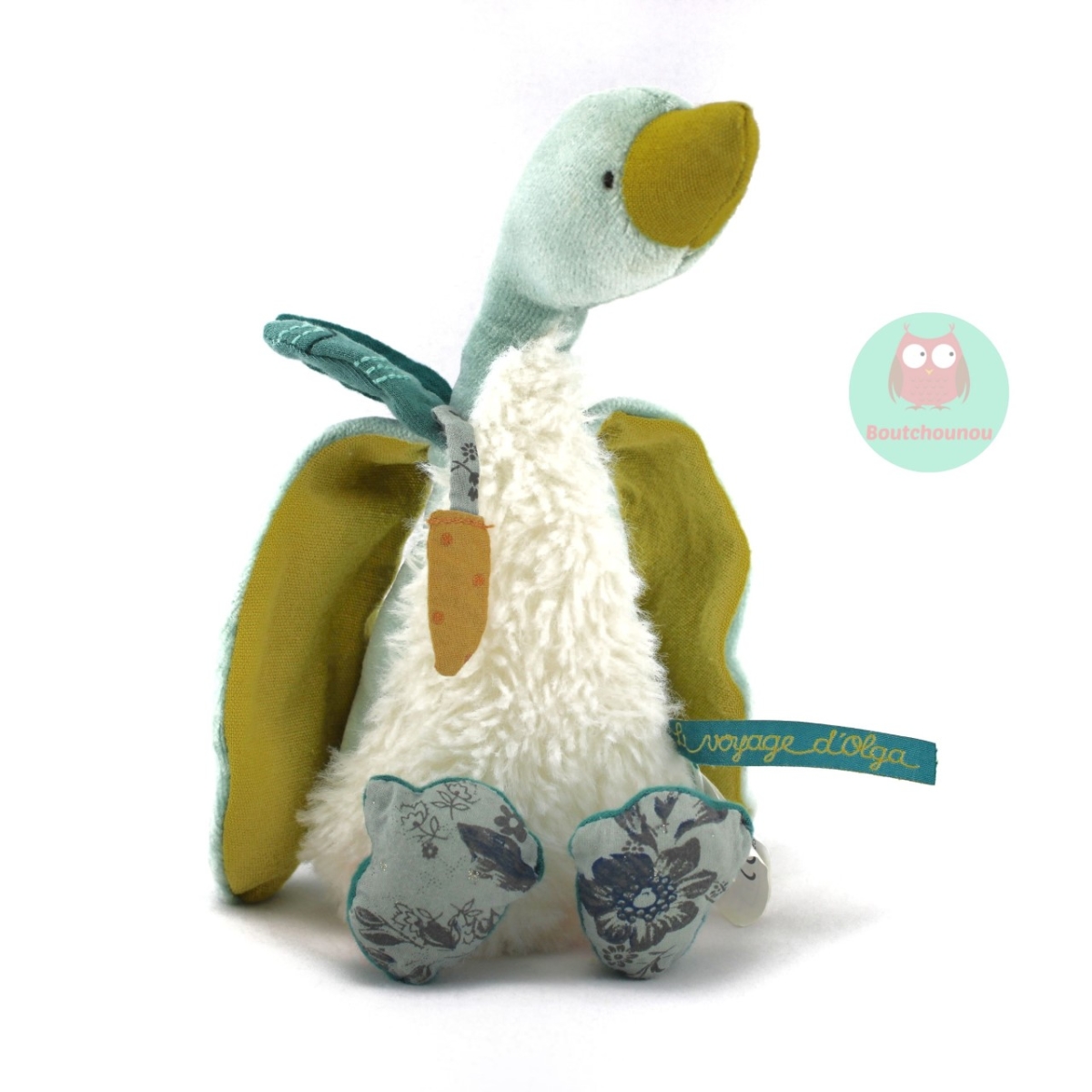 doudou_bebe_oie_plumette_bleu_vert_blanc_le_voyage_dolga_moulin_roty