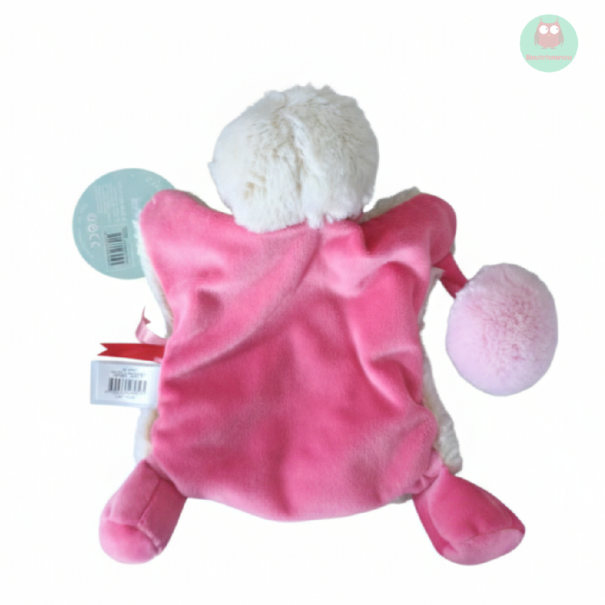 doudou_marionnette_herisson_rose,_blanc_chine_beige,_bleu,_doudou_et_compagnie