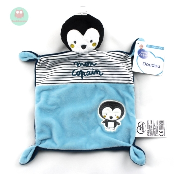 doudou_pingouin_mon_copain_bleu_blanc_noir_mots_denfants