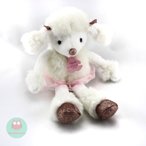 doudou_chien_caniche_roxane_blanc_rose_les_petits_twist_histoire_dours