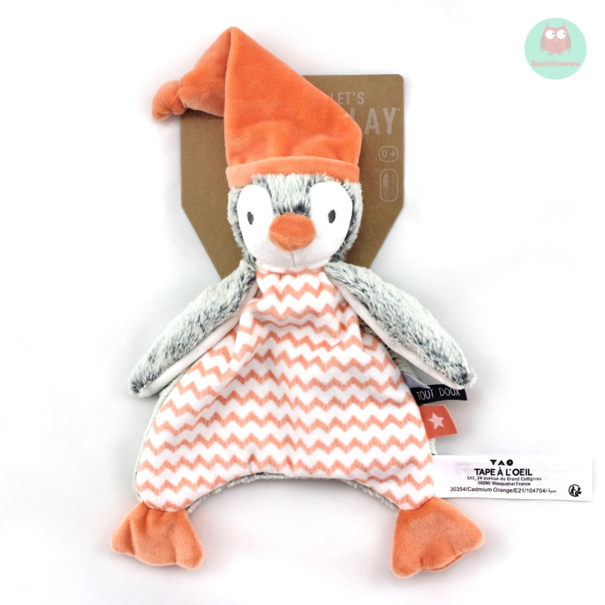 Doudou pingouin tao store