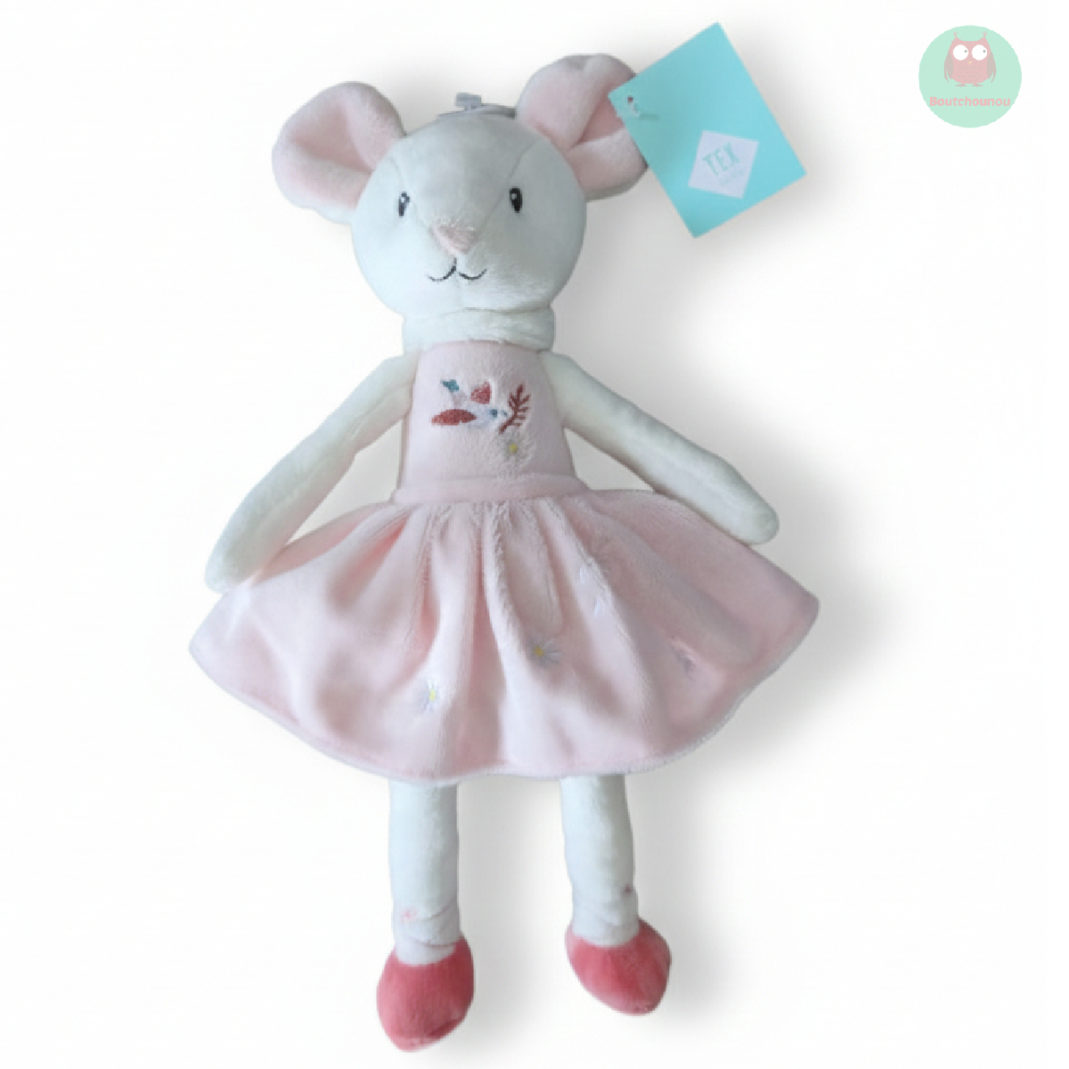 doudou_souris,_rose,_blanc,_oiseau,_fleur,_tex_baby