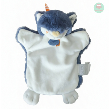 doudou_marionnette_loup_indien_bleu_et_blanc,_tiwipi,_doudou_et_compagnie