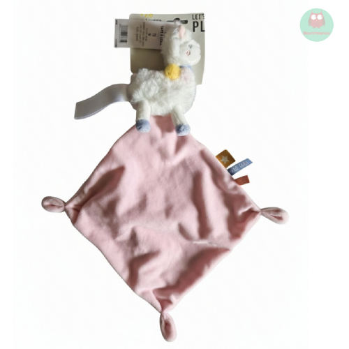 doudou_halma_,lama,_alpaga_blanc,_rose,_bleu,_pompons,_tape_a_loeil