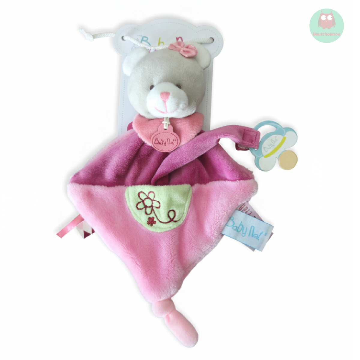 doudou_ours,_attache_tetine_sucette,_rose,_vert,_baby_nat