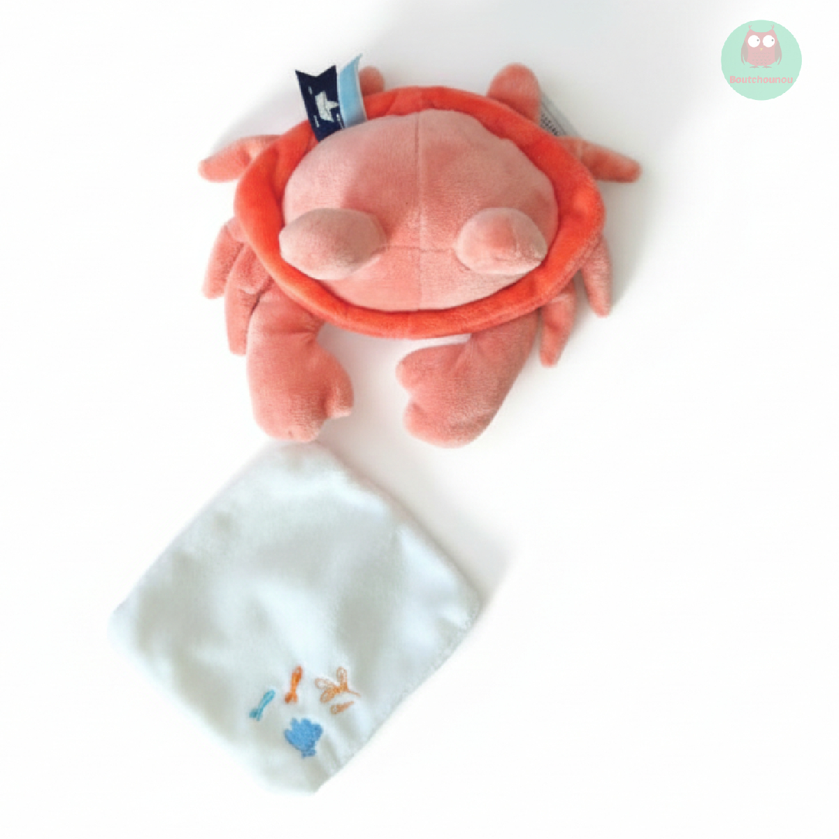 doudou_crabe_avec_mouchoir_blanc,_poisson,_doudou_et_compagnie