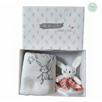 coffret_doudou_lapin_avec_plaid,_doudou_et_compagnie,_la_redoute