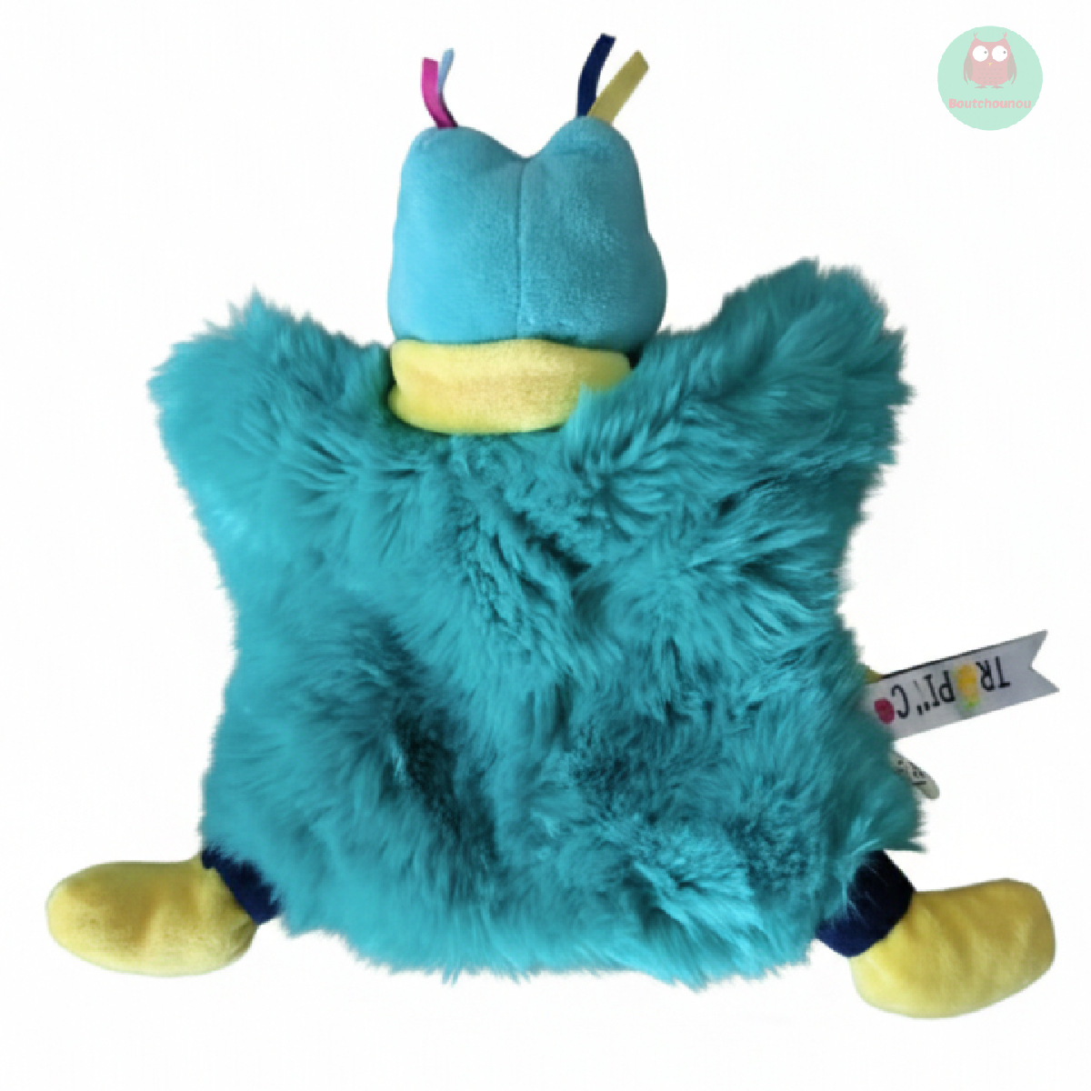 doudou_marionnette_crocodile_vert_jade,_bleu,_jaune,_tropicool_doudou_et_compagnie