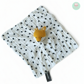 doudou_plat_renard_blanc,_pois_noirs,_orange,_lange,_orchestra