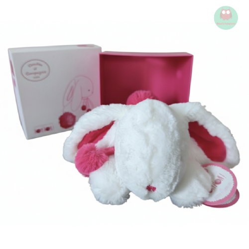 doudou_grand_lapin_blanc_et_fuchsia,_pompon,_doudou_et_compagnie